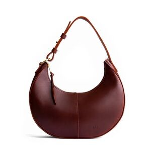 Portland Leather Rich Brown Hobo Bag